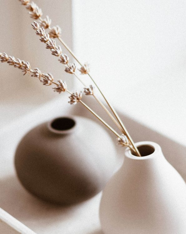 white-and-brown-vases